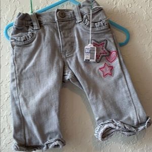 Grey Jeans w Heart Pockets